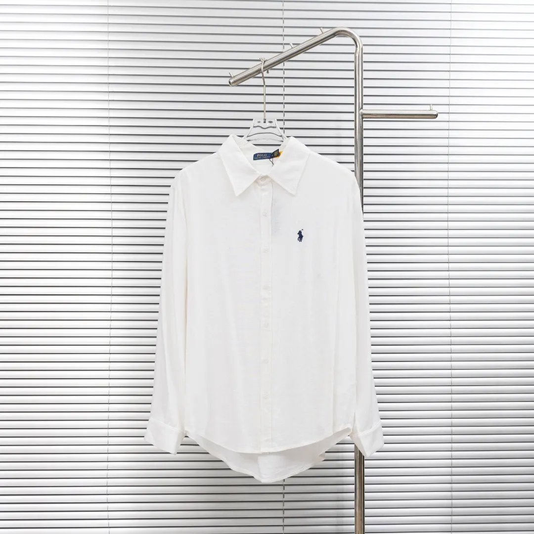 P280 top version (different currencies) You can scan the code to enter the official website Style: Ralph Lauren POLO linen old money style embroidered long shirt POLO Color: Picture color Size: S-L Fabric: Linen Accessories: A full set of customized accessories No gender distinction, the same style for men and women